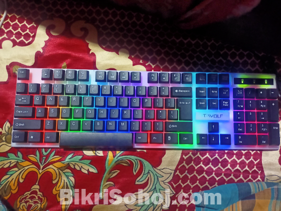 T-Wolf gaming keyboard+mouse combo